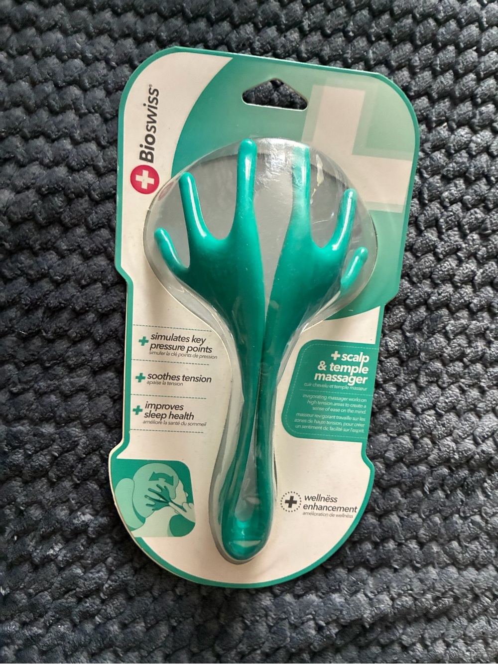 Teal Scalp & Temple Massager